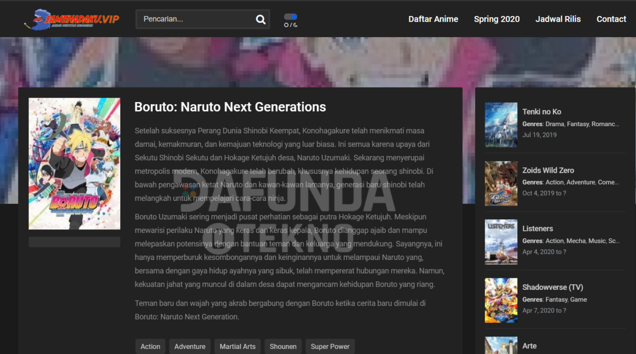 Cara Download Naruto Di Samehadaku